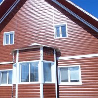 Сайдинг металл. "LбрусXL" 0.36*4м ECOSTEEL Мореный Дуб глянц. (0,5мм) купить в каталоге интернет магазина СМИТ с доставкой по Улан-Удэ