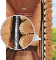 Тепло-пароизоляция 5*1200*25 (полипропилен до+150°С) Пенотерм "баня+сауна" (30м2 в рул.)