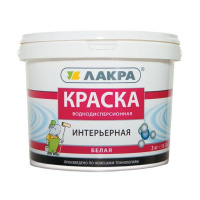 Краска в/д Интерьерная Лакра 14кг  купить в каталоге интернет магазина СМИТ с доставкой по Улан-Удэ
