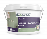 Эмаль акриловая матовая Лакра  2,5кг