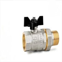 Кран шаровый американка 3/4 бабочка LD (LD 47.306.20)