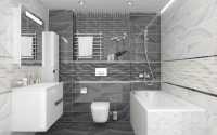 Плитка декор 20*60  AGAT LINES светлый B40/60080 купить в каталоге интернет магазина СМИТ с доставкой по Улан-Удэ