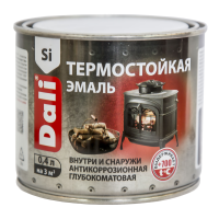 Эмаль термостойкая DALI серебро 0,4л до 700С (6)
