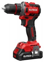 Шуруповерт Elitech ДА 20БЛ2 (20В,50Нм,2Ач+4Ач,,2акк Li-ion)