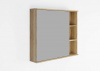 Зеркало-шкаф ЛЕГРАН 80 дуб галифакс, универсальное купить в каталоге интернет магазина СМИТ с доставкой по Улан-Удэ