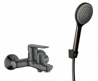 Смеситель для ванны ESKO Бейрут/Beirut Gun Metal, кор/изл, c акс., арт. BU54AGM,графит