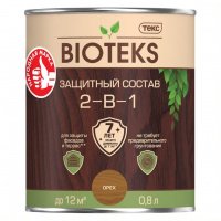Антисептик лессирующий алкидный BIOTEKS орех 0,8л купить в каталоге интернет магазина СМИТ с доставкой по Улан-Удэ